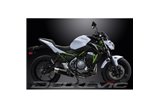 KAWASAKI Z650 2017-2023 SCARICO COMPLETO 2-1 SILENZIATORE TONDO IN CARBONIO DA 350 MM