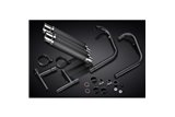 KAWASAKI W650 W800 2019-24 SCARICO COMPLETO 2-2 SILENZIATORI TONDO 350MM CARBONIO CERAMICA