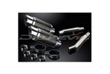 YAMAHA XJ900S DIVERSION 94-03 KIT SCARICO SILENZIATORE TONDO IN CARBONIO DA 200 MM