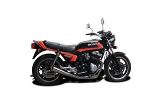 HONDA CB750F SUPERSPORT 79-83 SCARICO COMPLETO 4-1 IN ACCIAIO INOX CLASSICO MEGAFONO