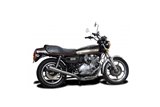 SUZUKI GS1000 SE 1978-80 SCARICO COMPLETO 4-1 IN ACCIAIO INOX SILENZIATORE MEGAFONO CLASSICO