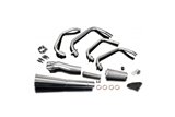 KAWASAKI Z650 BC 1976-80 SCARICO COMPLETO 4-1 INOX SILENZIATORE MEGAFONO CLASSICO