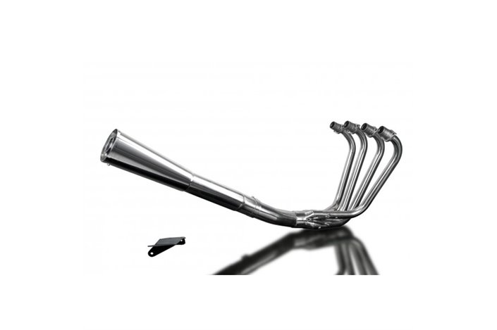 KAWASAKI Z750E-KZ 1980-82 FULL 4-1 STAINLESS EXHAUST CLASSIC MEGAPHONE SILENCER