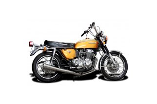 HONDA CB750K SOHC 1969-1976 SCARICO COMPLETO 4-1 IN ACCIAIO INOX MEGAFONO CLASSICO