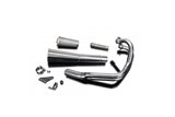 YAMAHA XS650 B 74-79 FULL 2-1 STAINLESS STEEL EXHAUST CLASSIC MEGAPHONE SILENCER