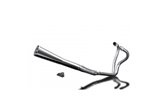 YAMAHA XS650 SE-B 1978-85 FULL 2-1 STAINLESS EXHAUST CLASSIC MEGAPHONE SILENCER