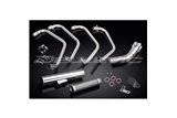 KAWASAKI CSR-Z1000 1981-82 SCARICO COMPLETO 4-1 INOX SILENZIATORE DRITTO CLASSICO