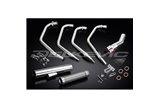 HONDA CB750F1 75-76 SCARICO COMPLETO 4-1 IN ACCIAIO INOX SILENZIATORE DRITTO CLASSICO