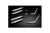 SCARICO KAWASAKI MEAN STREAK VN1500 VN1600 02-08 2-2 SILENZIATORE BULL NOSE DA 550 MM