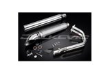 KAWASAKI VULCAN S EN650 2015-21 FULL 2-1 EXHAUST 550MM CUSTOM SILENCER TURN OUT