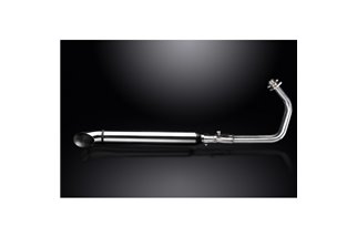 KAWASAKI VULCAN S EN650 2015-21 FULL 2-1 EXHAUST 550MM CUSTOM SILENCER TURN OUT