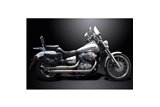 HONDA VT750 SHADOW SPIRIT 08-18 SCARICO COMPLETO 2-2 SILENZIATORE PERSONALIZZATO DA 550 MM TURN OUT