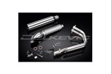 KAWASAKI VULCAN S EN650 2015-21 FULL 2-1 EXHAUST 410MM CUSTOM SILENCER TURN OUT