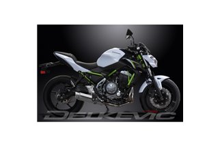 KAWASAKI Z650 2017-2023 SCARICO COMPLETO 2-1 350MM TONDO INOX SILENZIATORE CAN