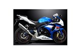 SUZUKI GSXR1000 2012-2016 350MM SCARICO COMPLETO SILENZIATORE TONDO INOX BSAU