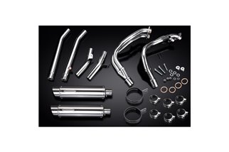 SUZUKI GSX1300R HAYABUSA 99-07 DECAT SCARICO COMPLETO 4-2 350MM INOX TONDO BSAU