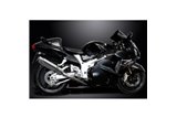 SUZUKI GSX1300R HAYABUSA 99-07 DECAT SCARICO COMPLETO 4-2 350MM INOX TONDO BSAU