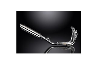 KAWASAKI Z900RS Z900SE 18-24 SISTEMA DI SCARICO COMPLETO SILENZIATORE TONDO INOX DA 350 MM