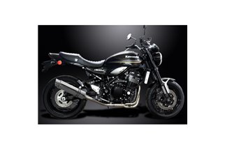 KAWASAKI Z900RS Z900SE 18-24 SISTEMA DI SCARICO COMPLETO SILENZIATORE TONDO INOX DA 350 MM