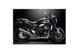 KAWASAKI Z900RS Z900SE 18-24 FULL EXHAUST SYSTEM 350MM STAINLESS ROUND SILENCER