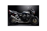 KAWASAKI ZRX1100 ZRX1200 97-07 4-1 SCARICO 350MM INOX TONDO BSAU SILENZIOSO