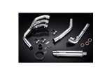 TRIUMPH TIGER 800 2010-19 SISTEMA DI SCARICO SILENZIATORE TONDO IN ACCIAIO INOX DA 350 MM