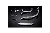 HONDA CRF250L 2017-2020 FULL EXHAUST SYSTEM 350MM STAINLESS ROUND BSAU SILENCER