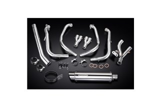 SUZUKI GSX1300R HAYABUSA 08-20 SISTEMA DI SCARICO 4-1 SILENZIATORE TONDO INOX DA 350 MM