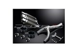 YAMAHA MT03/MT-03 2005-2015 200MM ROUND CARBON SILENCER EXHAUST KIT