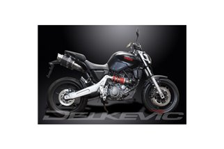 YAMAHA MT03/MT-03 2005-2015 200MM ROUND CARBON SILENCER EXHAUST KIT