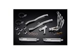 KAWASAKI ZZR1400 08-11 4-2 SISTEMA DI SCARICO 350MM SILENZIATORE TONDO INOX BSAU SI