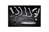 SUZUKI GSX-S1000F 2015-2020 350MM SCARICO COMPLETO SILENZIATORE TONDO INOX BSAU