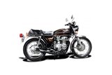 HONDA CB550K 1977-78 SCARICO COMPLETO 4-1 IN CERAMICA NERO SILENZIATORE DRITTO CLASSICO