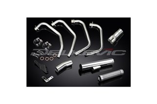 HONDA CB900F 1979-83 SCARICO COMPLETO 4-1 IN ACCIAIO INOX SILENZIATORE DRITTO CLASSICO