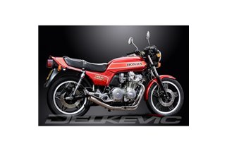 HONDA CB900F 1979-83 SCARICO COMPLETO 4-1 IN ACCIAIO INOX SILENZIATORE DRITTO CLASSICO