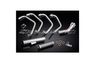 KAWASAKI Z1000 A1-A2 77-80 SCARICO COMPLETO 4-1 INOX SILENZIATORE DRITTO CLASSICO