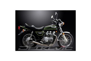 KAWASAKI Z650 BC 1976-80 SCARICO COMPLETO 4-1 INOX SILENZIATORE DRITTO CLASSICO