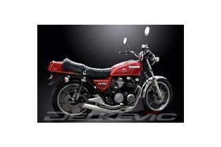 KAWASAKI Z750E-KZ 1980-82 SCARICO COMPLETO 4-1 INOX SILENZIATORE DRITTO CLASSICO