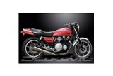 KAWASAKI Z1000J 1981-1983 SCARICO COMPLETO 4-1 INOX CLASSICO MEGAFONO SILENZIATORE