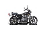 KAWASAKI Z750 LTD 1980-83 SCARICO COMPLETO 4-1 IN ACCIAIO INOX SILENZIATORE MEGAFONO CLASSICO