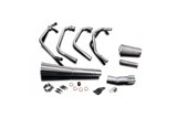 HONDA CB500F FOUR 1971-73 SCARICO COMPLETO 4-1 INOX SILENZIATORE MEGAFONO CLASSICO