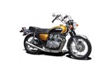 HONDA CB500F FOUR 1971-73 SCARICO COMPLETO 4-1 INOX SILENZIATORE MEGAFONO CLASSICO