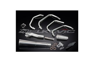 KAWASAKI ZR750C ZEPHYR 91-94 FULL 4-1 STAINLESS STEEL EXHAUST CLASSIC MEGAPHONE