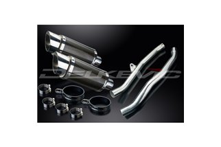 KIT SCARICO SILENZIATORE CARBONIO KAWASAKI ZZR1400 NINJA 2006-2007 200MM