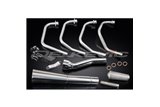 SUZUKI GS850G 82-86 SCARICO COMPLETO 4-1 IN ACCIAIO INOX SILENZIATORE MEGAFONO CLASSICO