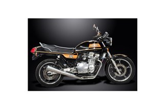 SUZUKI GSX1100E 1979-1981 KATANA 1100 SISTEMA DI SCARICO IN ACCIAIO INOX MEGAFONO