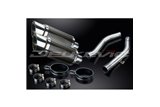 KAWASAKI Z1000 2003-2006 KIT SCARICO SILENZIATORE TONDO IN CARBONIO DA 200 MM