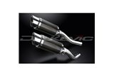 KAWASAKI Z1000 2003-2006 KIT SCARICO SILENZIATORE TONDO IN CARBONIO DA 200 MM