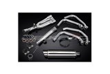 HONDA CBR600F 91-98 SISTEMA DI SCARICO COMPLETO 4-1 SILENZIATORE BSAU TONDO INOX DA 350 MM