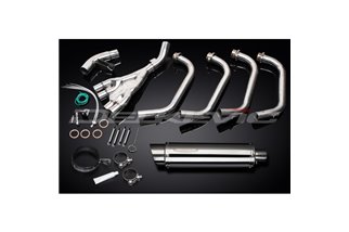 YAMAHA XJ600 DIVERSION 92-04 SCARICO COMPLETO 4-1 350MM INOX TONDO BSAU SILENZIOSO